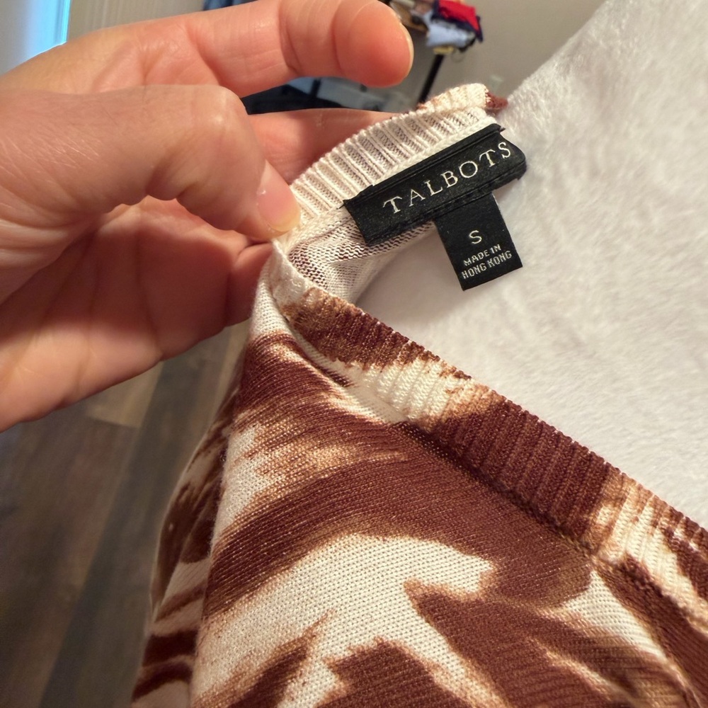 Talbots Euc Button-Down Cardigan Sweater - image 5